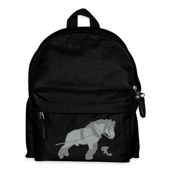 kaltblutziehtk - Kinder Rucksack - Schwarz - Vorne