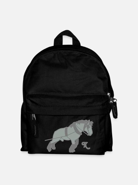 kaltblutziehtk - Kinder Rucksack - Schwarz