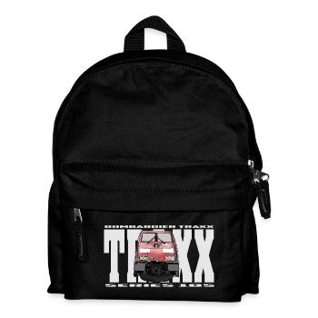 TRAXX Serie 185, Lokomotive, Zugführer, Cargo - Kinder Rucksack - Schwarz - Vorne