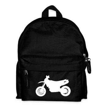 Husqvarna 701 White - Kinder Rucksack - Schwarz - Vorne