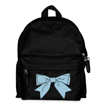 schleife - Kinder Rucksack - Schwarz - Vorne
