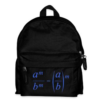 mathematik rechnen - Kinder Rucksack - Schwarz - Vorne