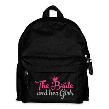bride - Kids' Backpack - black - Front