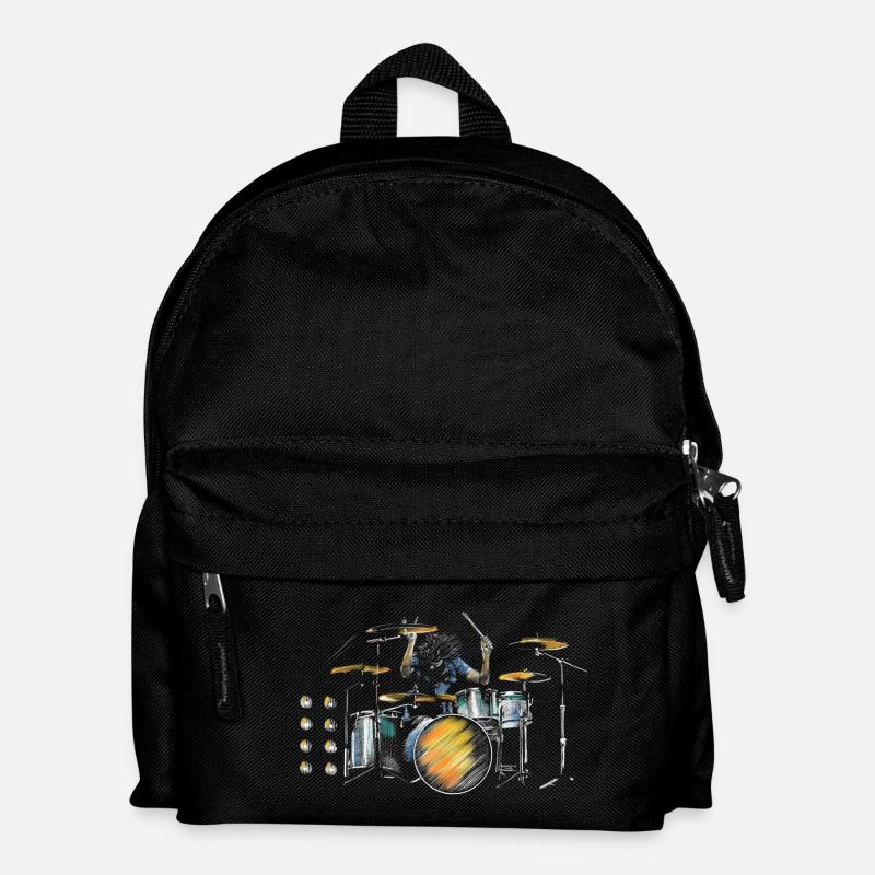 drummer - Kids' Backpack - black