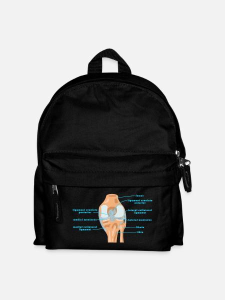 Physio genou d’anatomie Bracelet croisé Ménisque - Sac à dos Enfant - noir