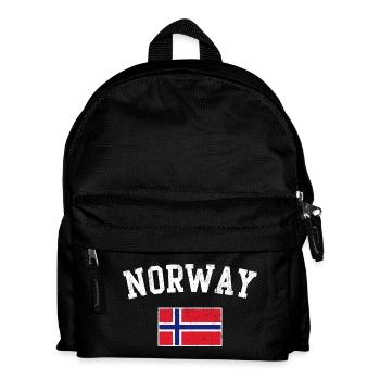 Norway Flag - Kids' Backpack - black - Front