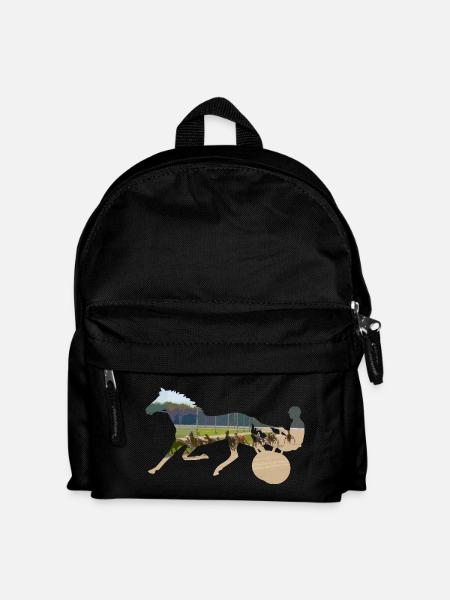 horse racing - Kids' Backpack - black