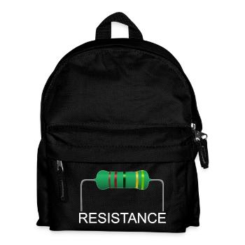 Résistance, 33 ohms, résistance, génie électrique - Sac à dos Enfant - noir - Devant