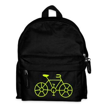 Fahrrad, Fahrrad, Fahrrad, Ruhestand, Geburtstag - Kinder Rucksack - Schwarz - Vorne