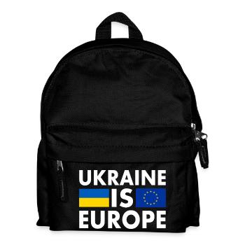 Ukraine is europe - Sac à dos Enfant - noir - Devant