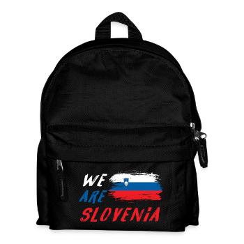 Nous sommes la Slovénie - Sac à dos Enfant - noir - Devant