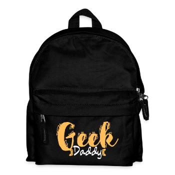 Geek Daddy Icon Tee - Kids' Backpack - black - Front