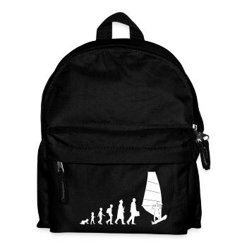 Windsurfing Evolution - Kinder Rucksack - Schwarz - Vorne