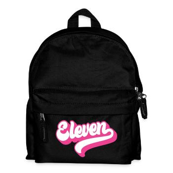 Eleven 11th Birthday For Girls 11 Years Old - Kids' Backpack - black - Front