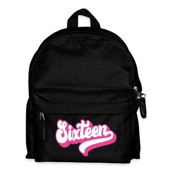 Sixteen 16th Birthday For Girls 16 Years Old - Kids' Backpack - black - Front