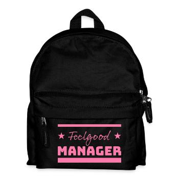 Tshirt Feelgood Manager Étoiles rose - Sac à dos Enfant - noir - Devant