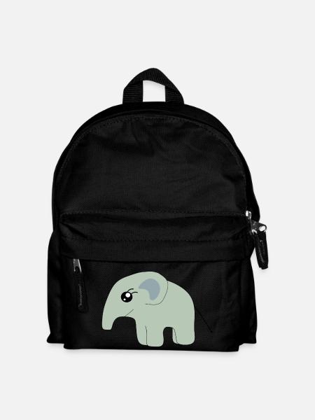 Kawaii Chibi Kawaii Elefant Kawaii Kinder Manga - Kinder Rucksack - Schwarz