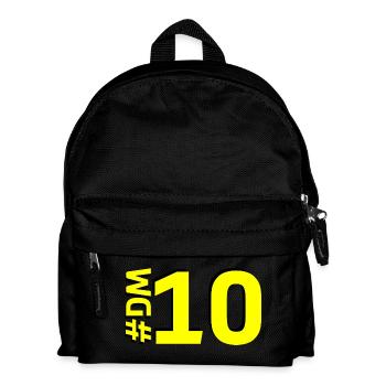DM10-KARTON - Kinder Rucksack - Schwarz - Vorne