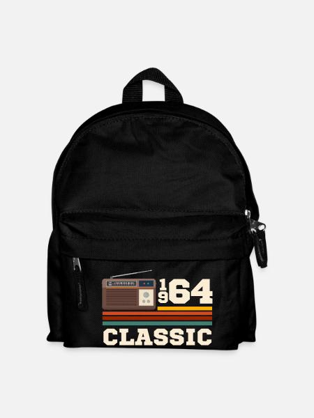Jubiläum 1964 Retro-Klassiker - Kinder Rucksack - Schwarz