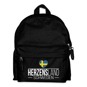 Heartland Suède Scandinavie Vacances Voyage - Sac à dos Enfant - noir - Devant