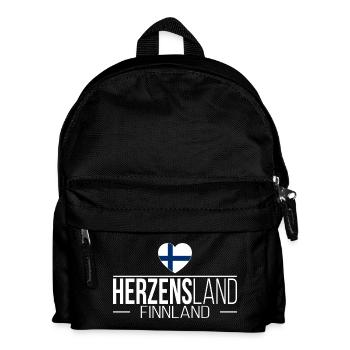 Heartland Finlande Scandinavie Vacances Voyage - Sac à dos Enfant - noir - Devant