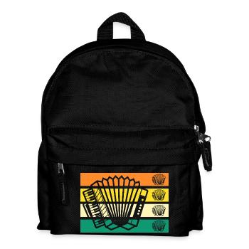 Accordion Player Accordion - Kids' Backpack - black - Front