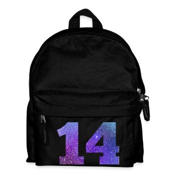 Galaxie Nummer 14 - Kinder Rucksack - Schwarz - Vorne