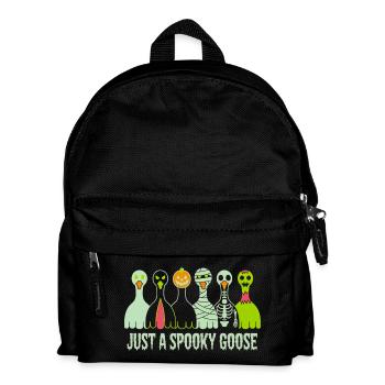 Just A Spooky Goose Halloween Vibes - Kids' Backpack - black - Front