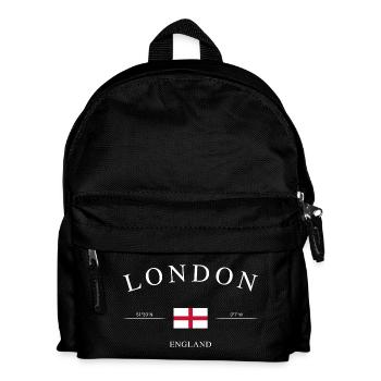 London England – Holiday Souvenir & Gift - Kids' Backpack - black - Front