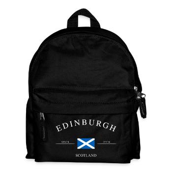 Edinburgh Scotland – Holiday Souvenir & Gift - Kids' Backpack - black - Front