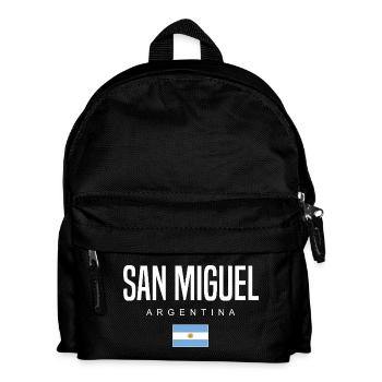 San Miguel Argentinien Argentinier - Kinder Rucksack - Schwarz - Vorne