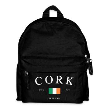 Cork Ireland – Holiday Souvenir &amp; Gift - Kids' Backpack - black - Front