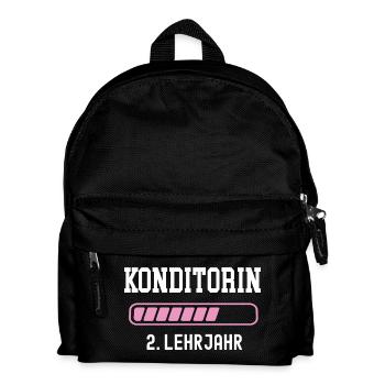 Confectioner training 2 year of apprenticeship second year - Kids' Backpack - black - Front