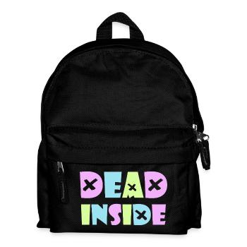Dead Inside Kawaii Emo Punk Rock Anime Gothic Goth - Kids' Backpack - black - Front