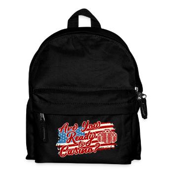 Gambling Fan Are You Ready To Casino - Kids' Backpack - black - Front
