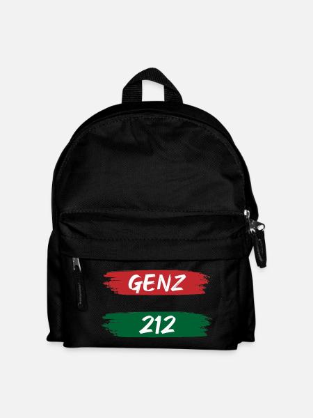 GENZ 212 Grafique Urbaine - Sac à dos Enfant - noir