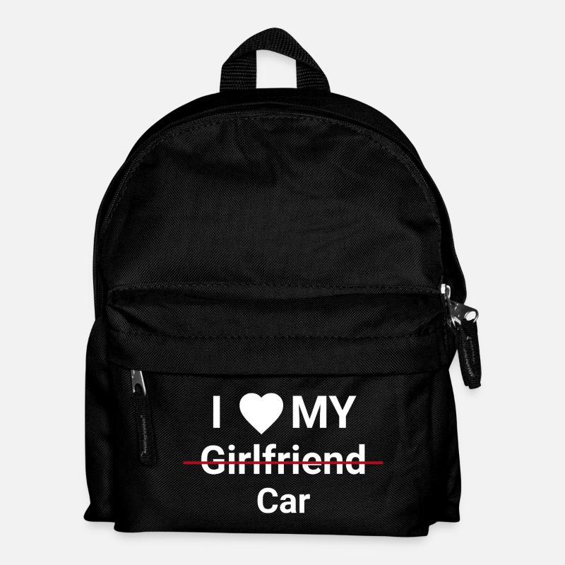 J’aime ma voiture - Sac à dos Enfant - noir
