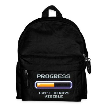 Invisible Progress | Social Work - Kids' Backpack - black - Front