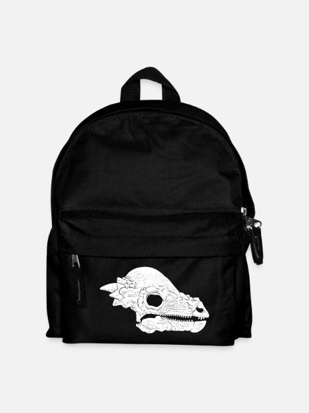 Pachycephalosaurus Fossil Schädel - Kinder Rucksack - Schwarz