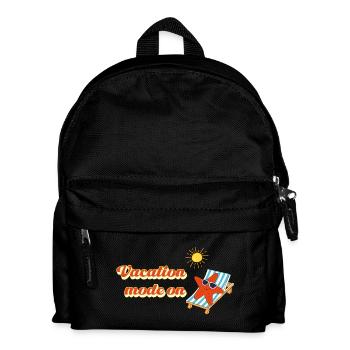 Vacation mode on – Summer Holiday Statement - Kids' Backpack - black - Front