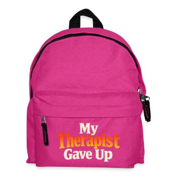 Mon thérapeute a abandonné - Sac à dos Enfant - fuchsia - Devant