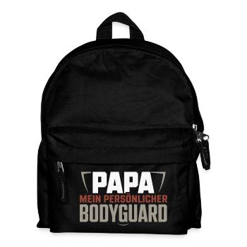 Vatertag Papa Humor Beschützer Vater - Kinder Rucksack - Schwarz - Vorne