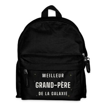 Meilleur Grand-Père de la Galaxie - Sac à dos Enfant - noir - Devant