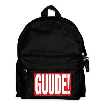 GUIDE! Large Format Red Typo Design - Kids' Backpack - black - Front