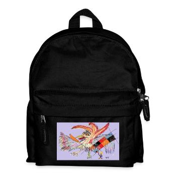 Just a Walking Dog - Kids' Backpack - black - Front