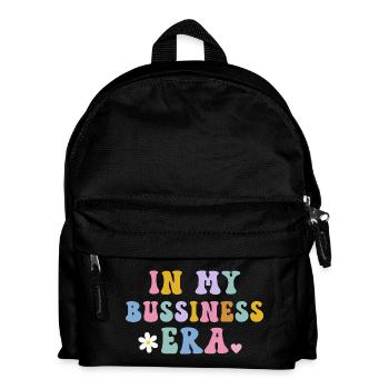In meiner Geschäfts-Ära Unternehmer - Kinder Rucksack - Schwarz - Vorne