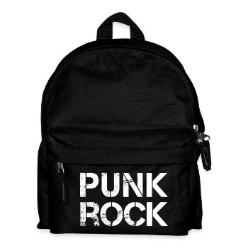 Punkrock Distressed Typografie - Kinder Rucksack - Schwarz - Vorne