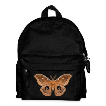 Polyphemus Moth Antheraea polyphemus - Kids' Backpack - black - Front