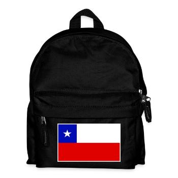 Chile Flag Classic Frame - Kinder Rucksack - Schwarz - Vorne