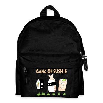gang of sushis - Sac à dos Enfant - noir - Devant